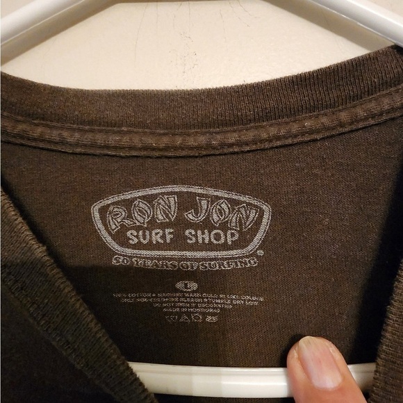 Ron Jon brown t shirt size mens large - Picture 4 of 4